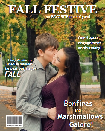 Fall Themed Magazine Cover